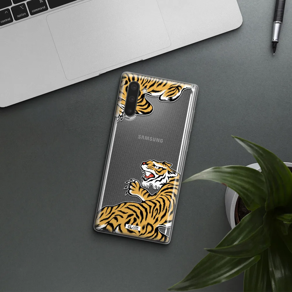 Chinese Tiger Samsung Note 10 Clear TPU Case