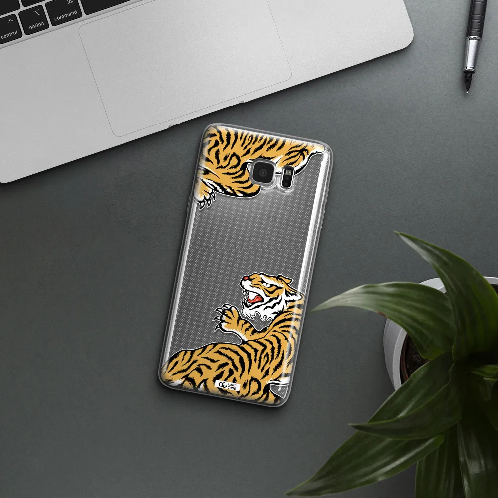Chinese Tiger Samsung Note 5 Clear TPU Case