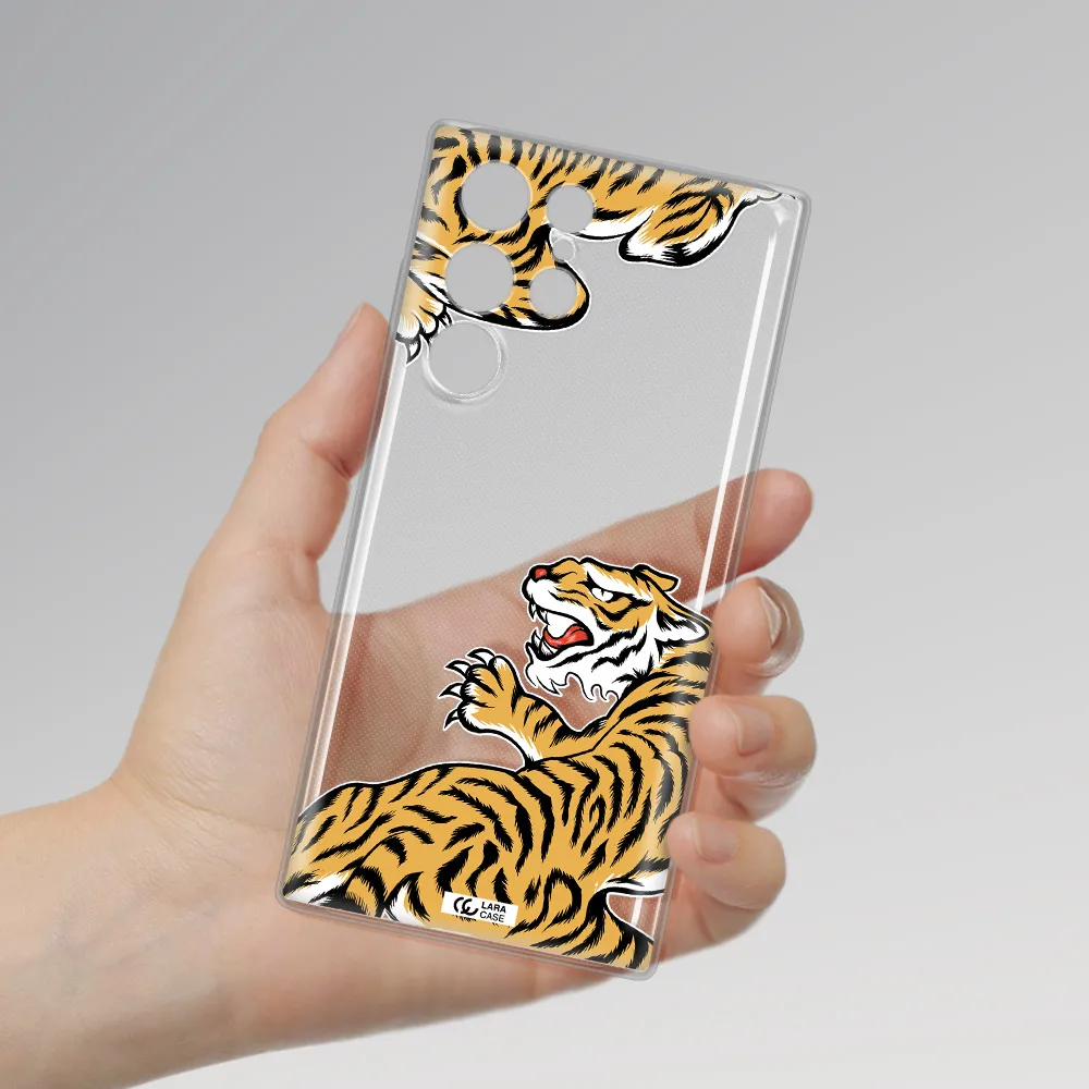 Chinese Tiger Samsung S 22 Ultra Clear TPU Case