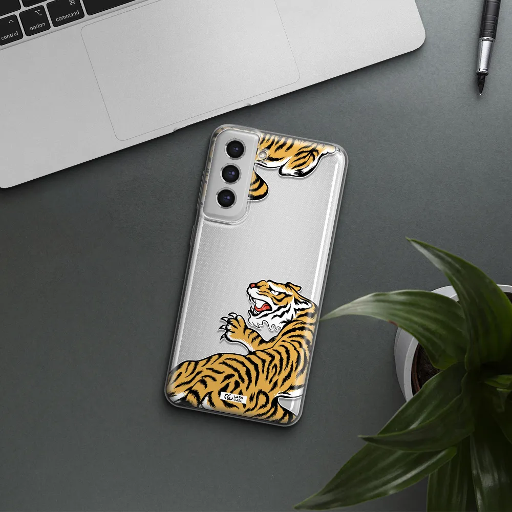 Chinese Tiger Samsung S21 Fe Clear Tpu Case
