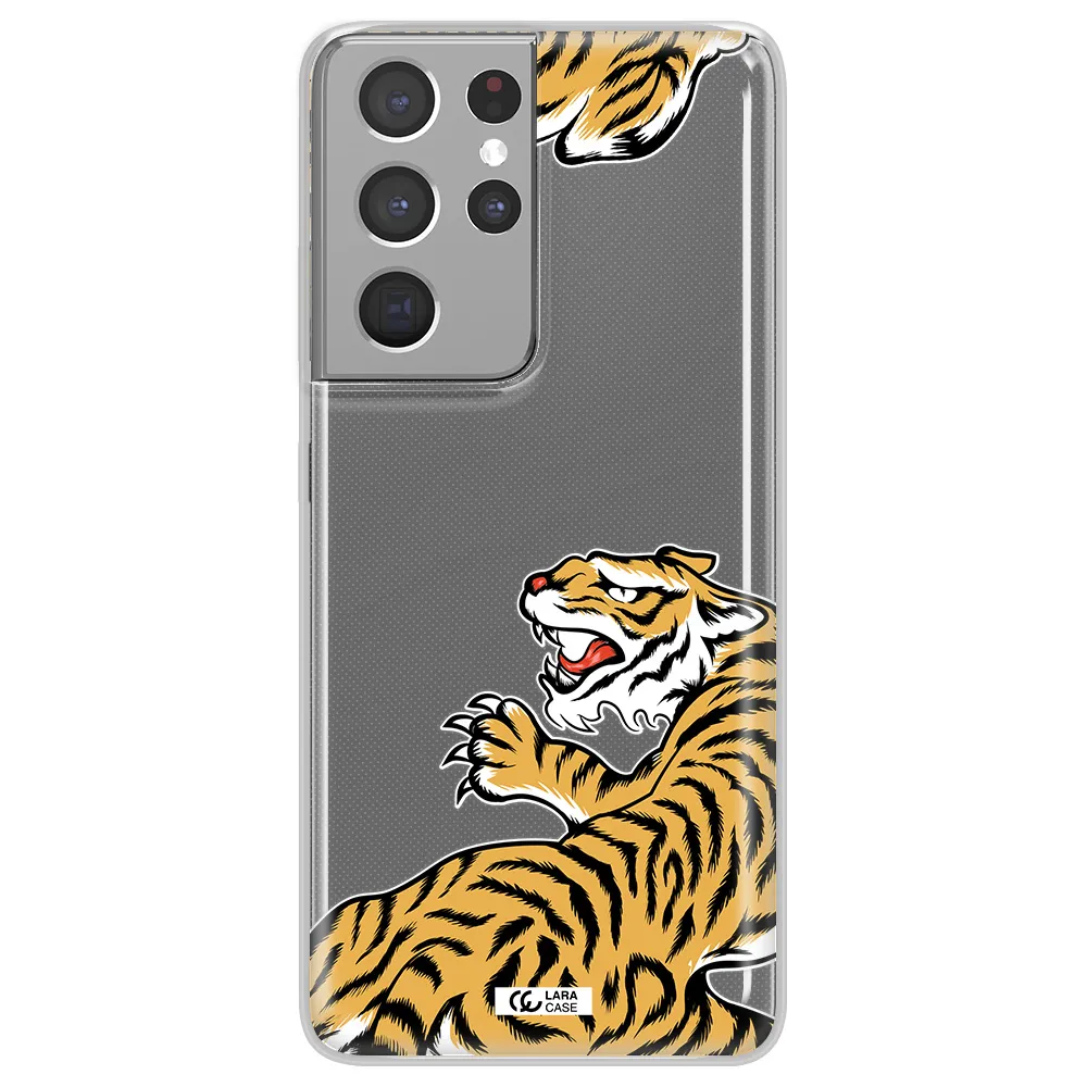 Chinese Tiger Samsung S21 Ultra Clear TPU Case