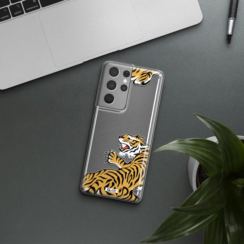 Chinese Tiger Samsung S21 Ultra Clear TPU Case