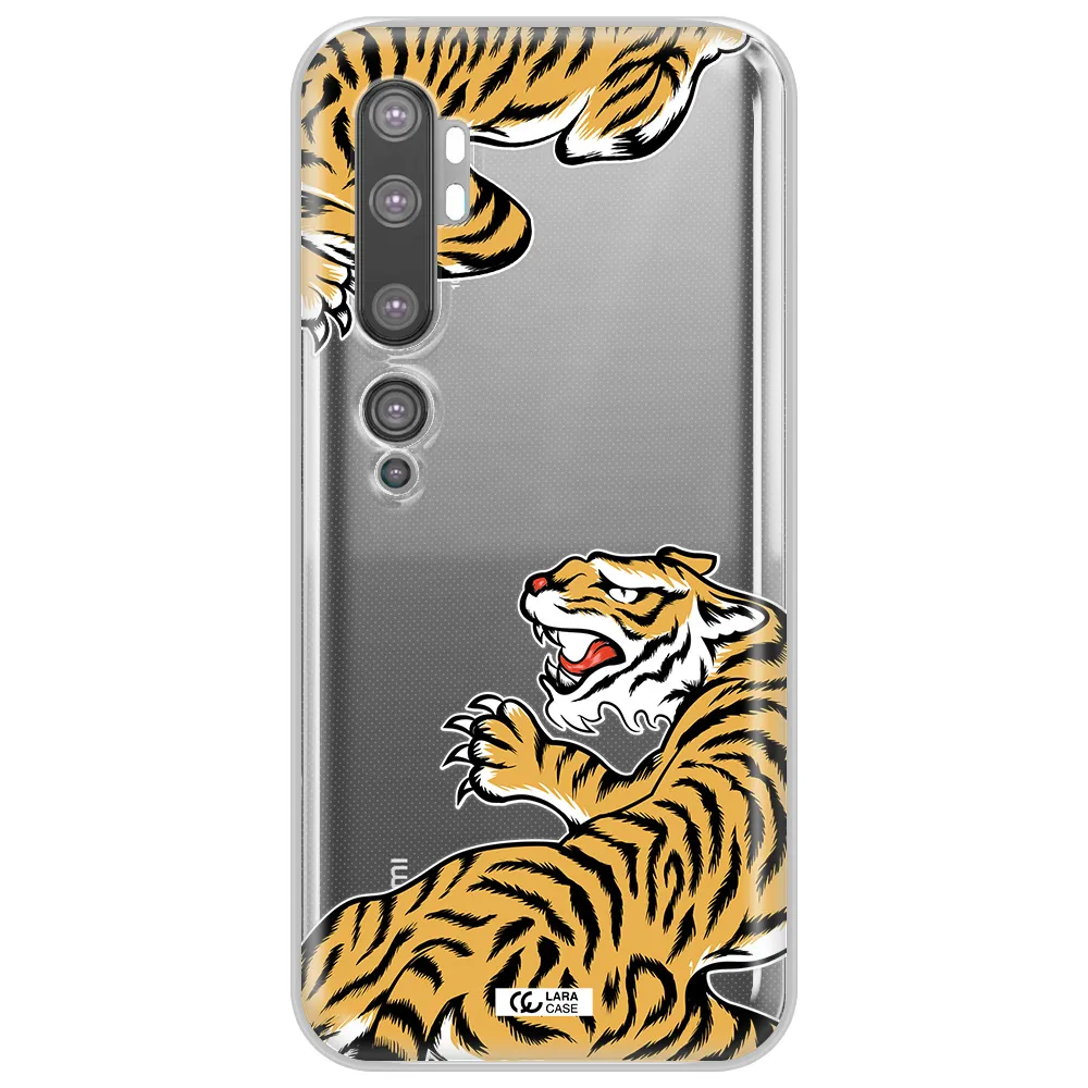 Chinese Tiger Xiaomi Mi Note 10 Clear TPU Case