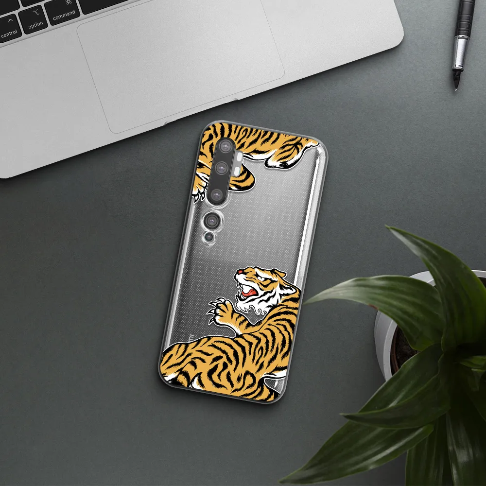 Chinese Tiger Xiaomi Mi Note 10 Clear TPU Case