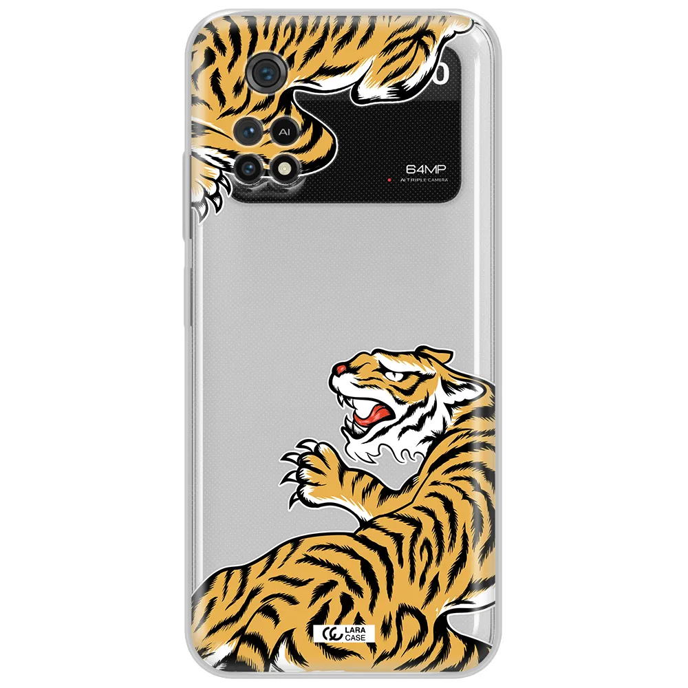 Chinese Tiger Xiaomi Poco M4 Pro 4G Clear Tpu Case
