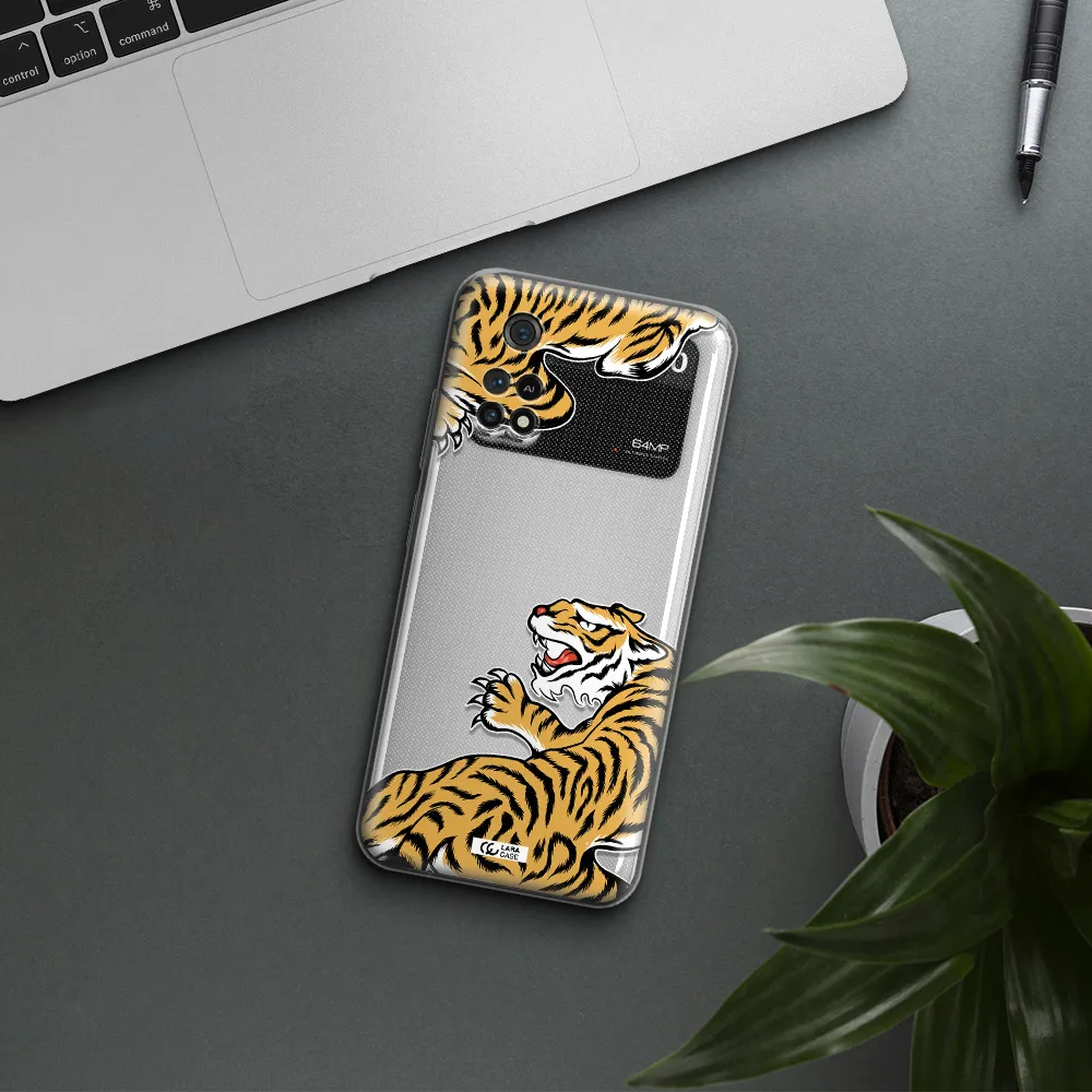Chinese Tiger Xiaomi Poco M4 Pro 4G Clear Tpu Case