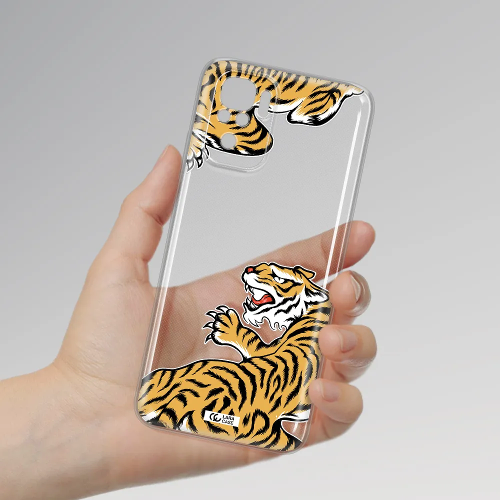 Chinese Tiger Xiaomi Redmi Note 10S Clear Tpu Case