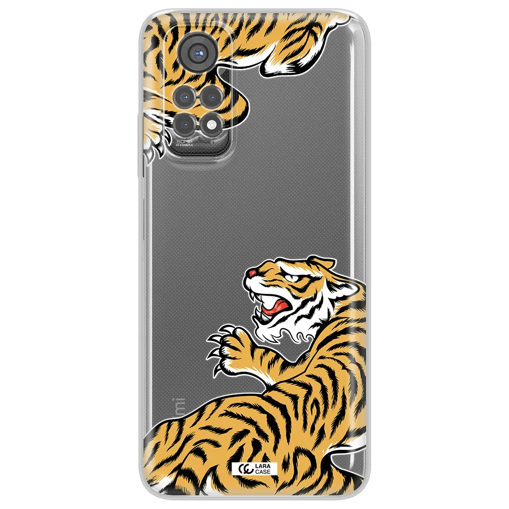 Chinese Tiger Xiaomi Redmi Note 11S Clear Tpu Case