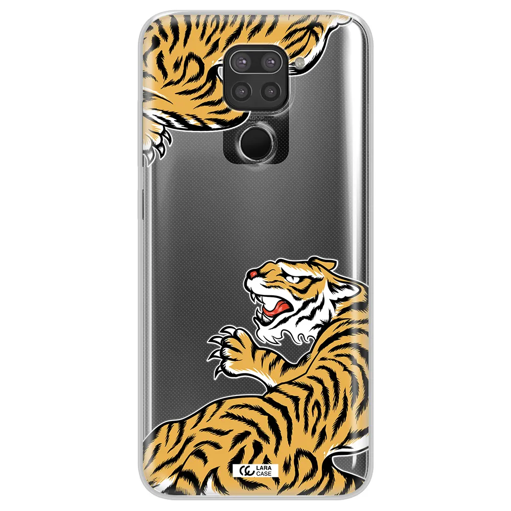Chinese Tiger Xiaomi Redmi Note 9 Clear TPU Case