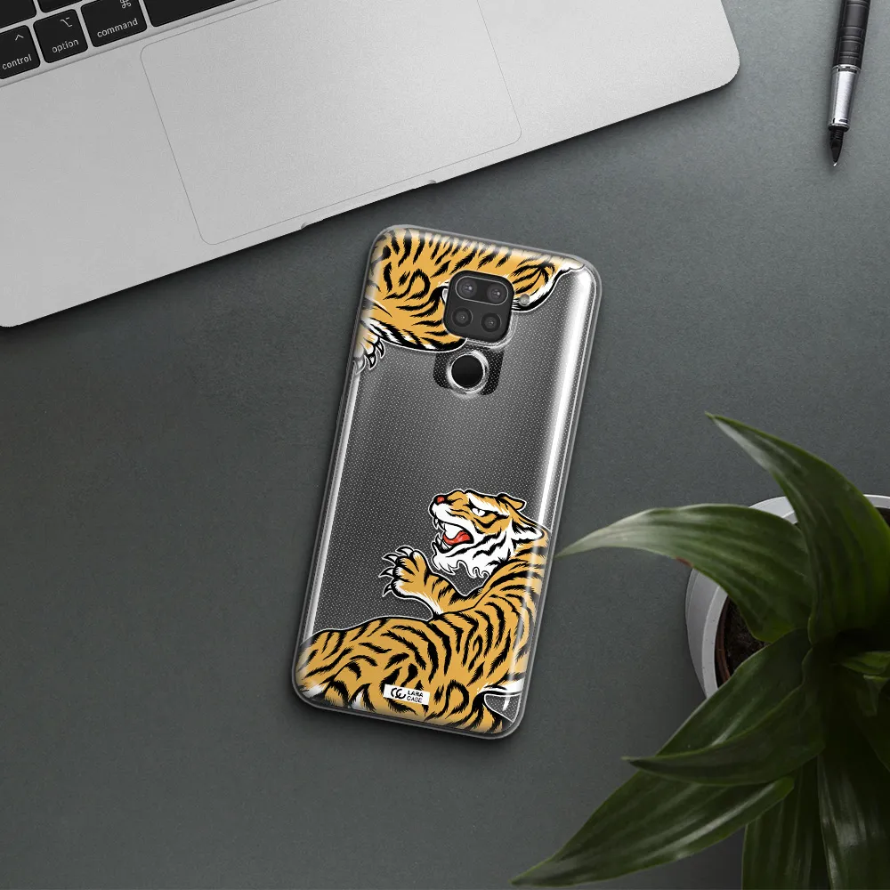 Chinese Tiger Xiaomi Redmi Note 9 Clear TPU Case