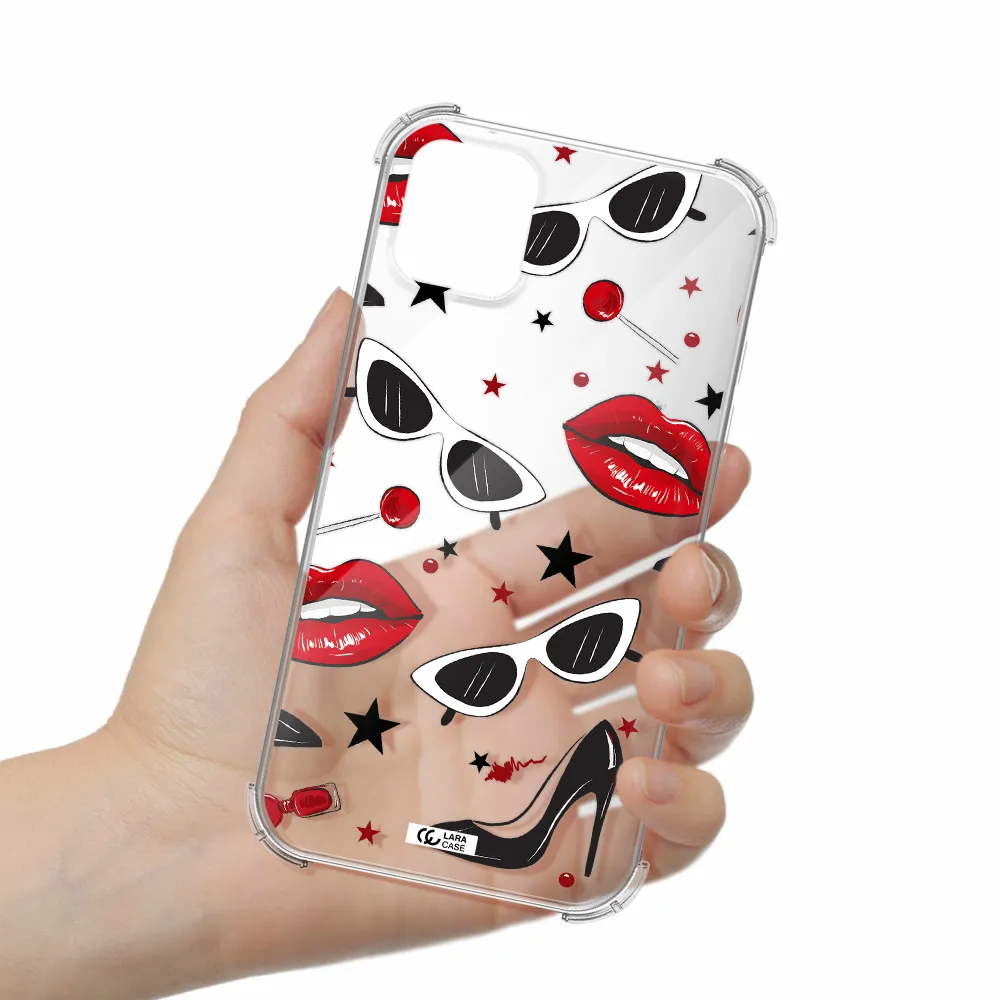 Red Lips Apple iPhone 11 Clear PC Case