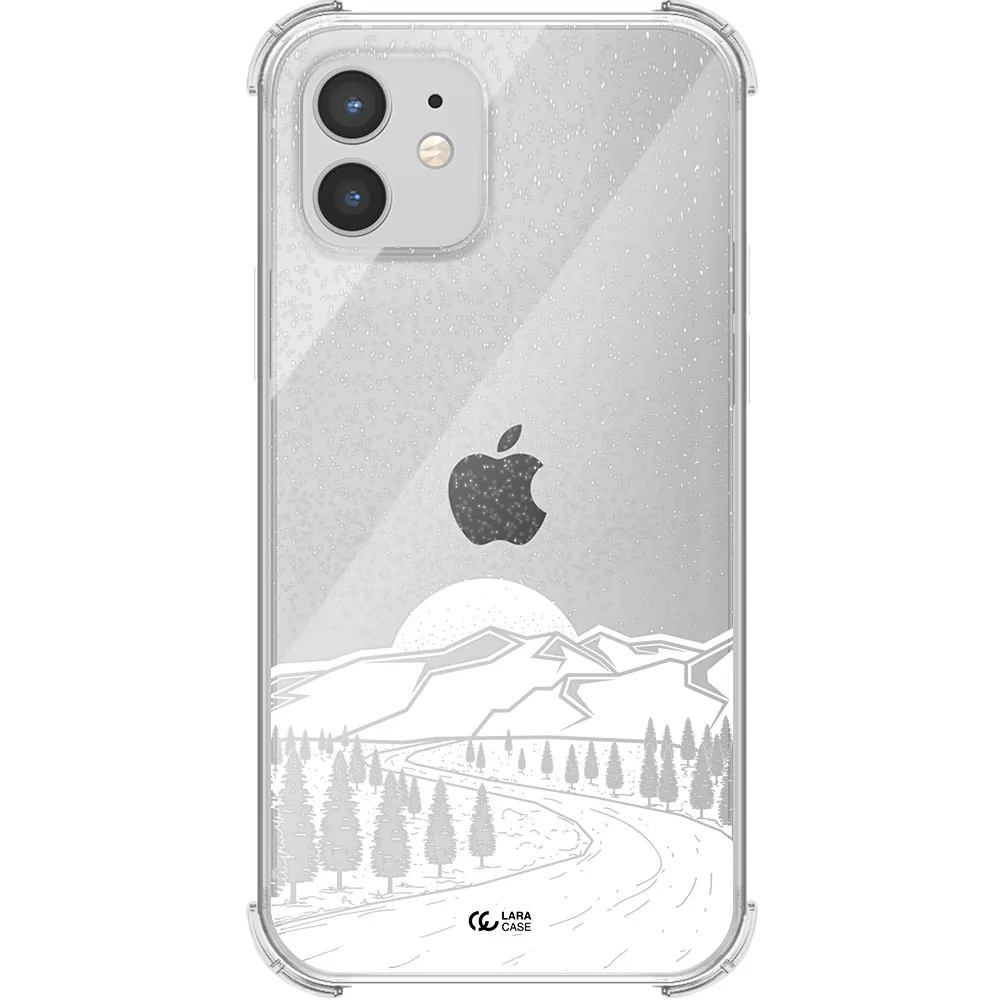 Winter Night Apple iPhone 12 mini Clear PC Case