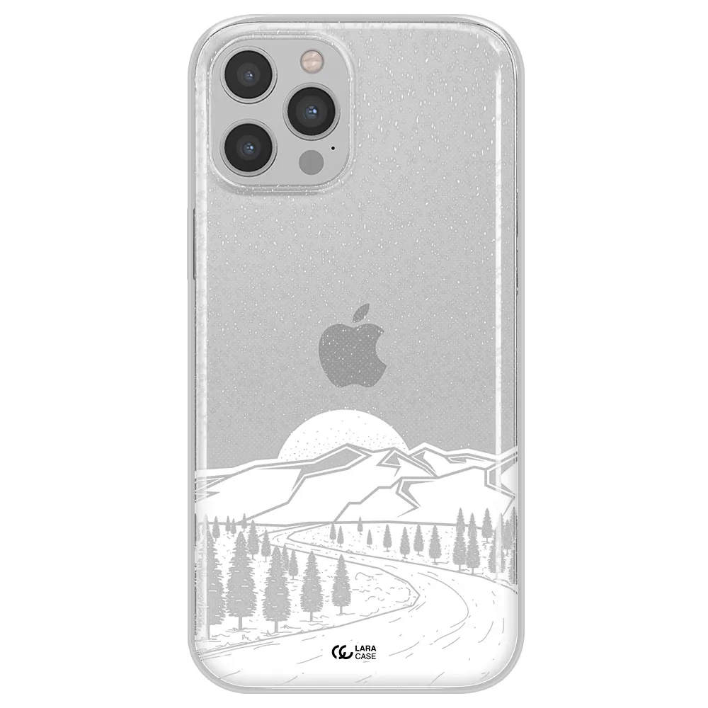 Winter Night Apple iPhone 12 pro Clear TPU Case
