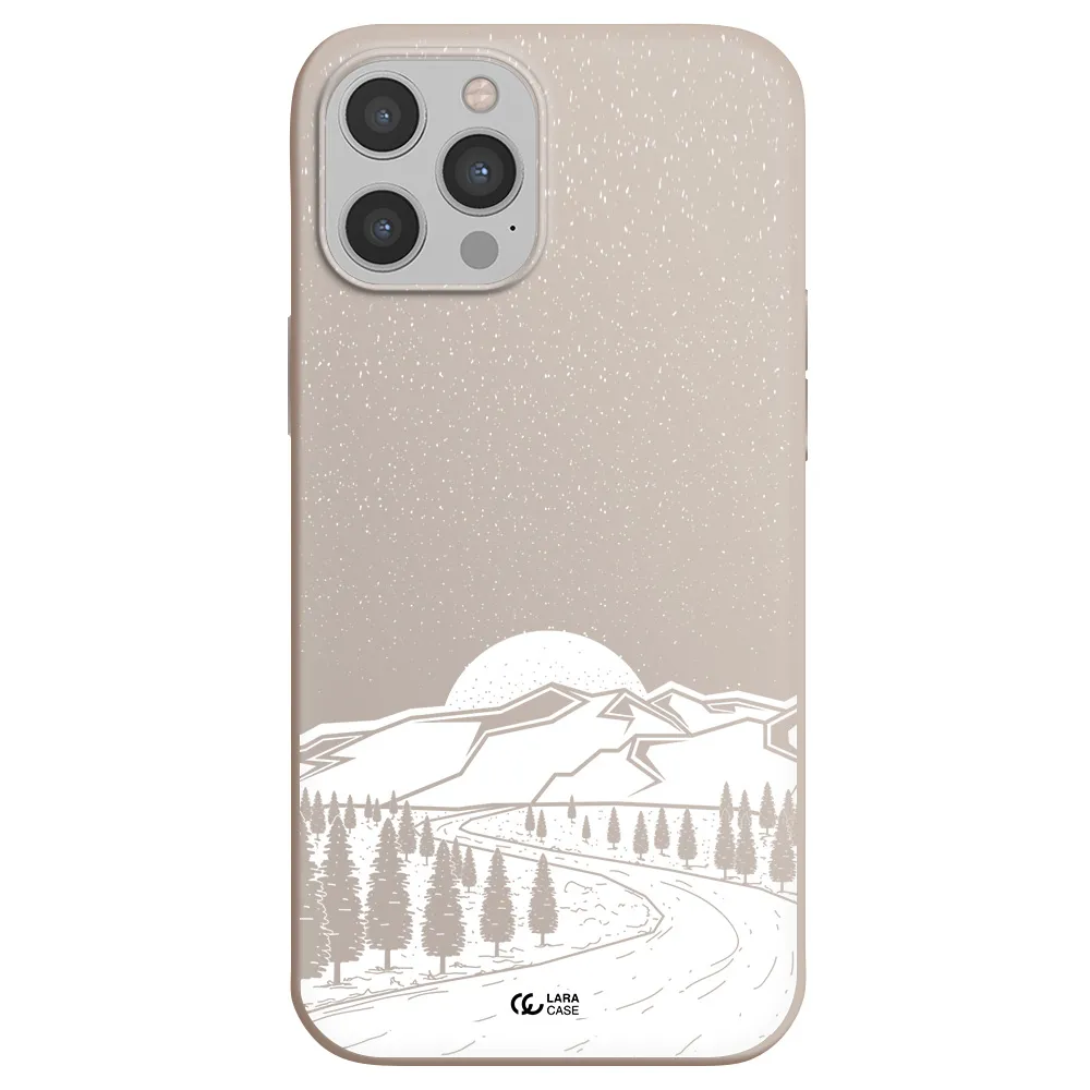 Winter Night Apple iPhone 12 pro max Silicone Stone Case