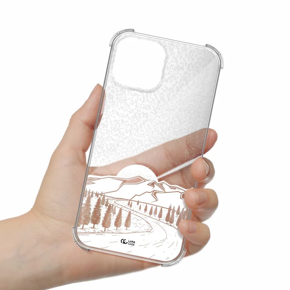 Winter Night Apple iPhone 13 Clear PC Case