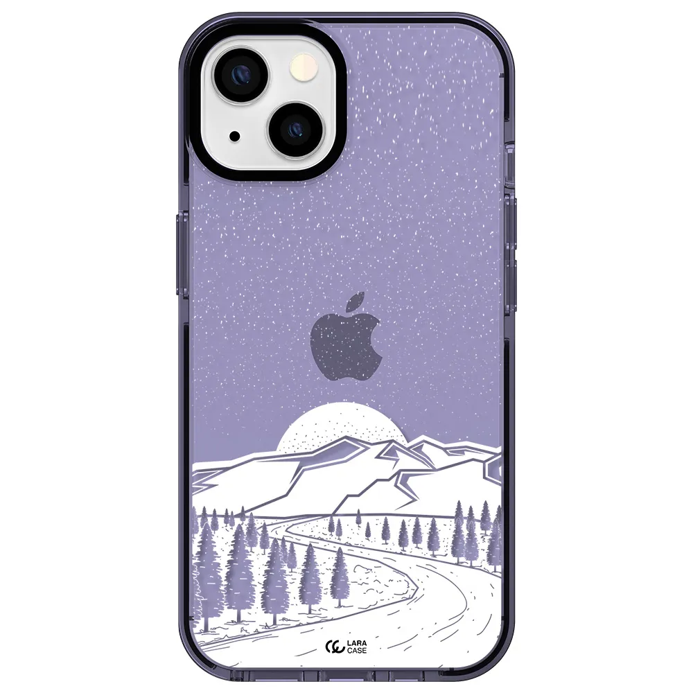 Winter Night Apple iPhone 13 impact Lilac Case