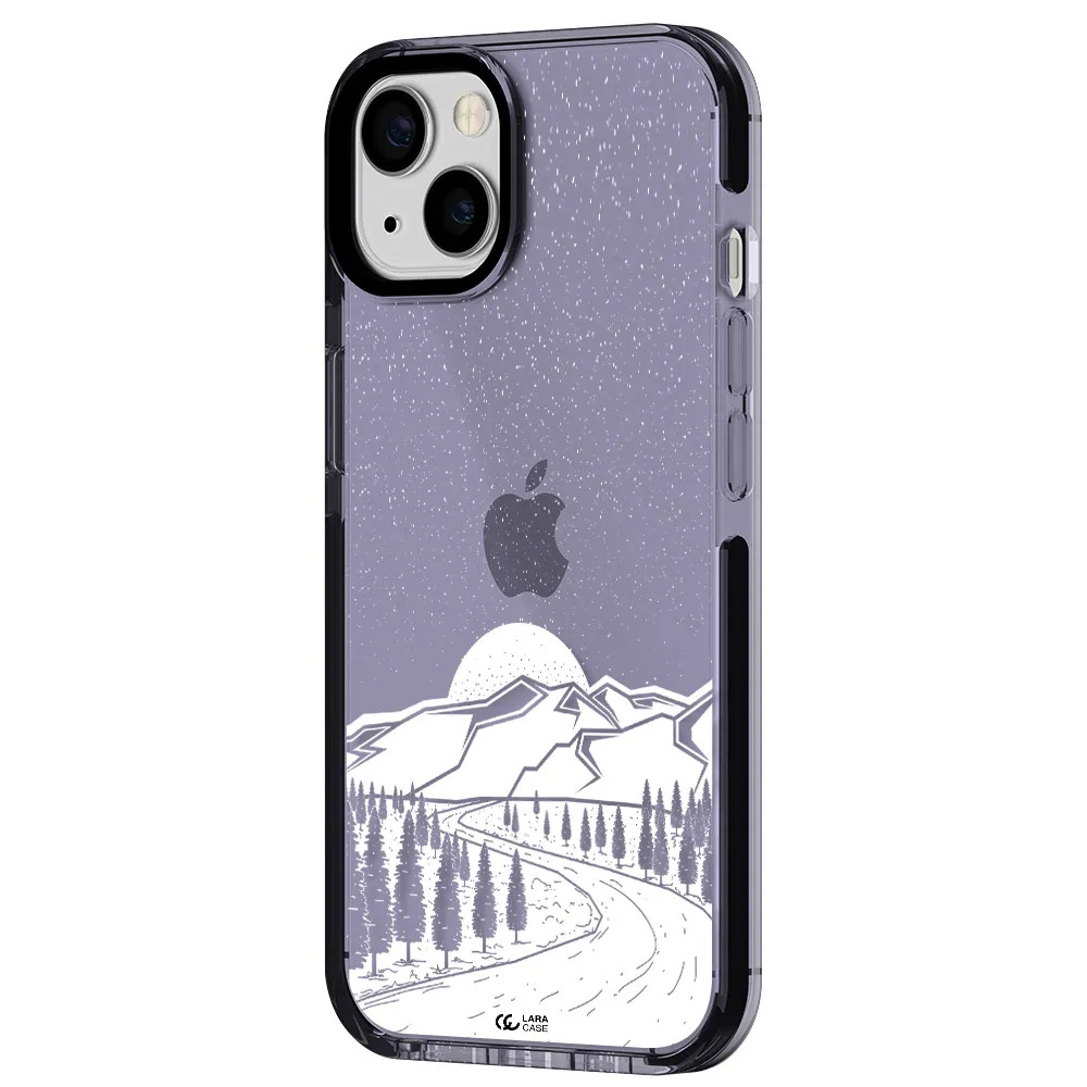 Winter Night Apple iPhone 13 impact Lilac Case