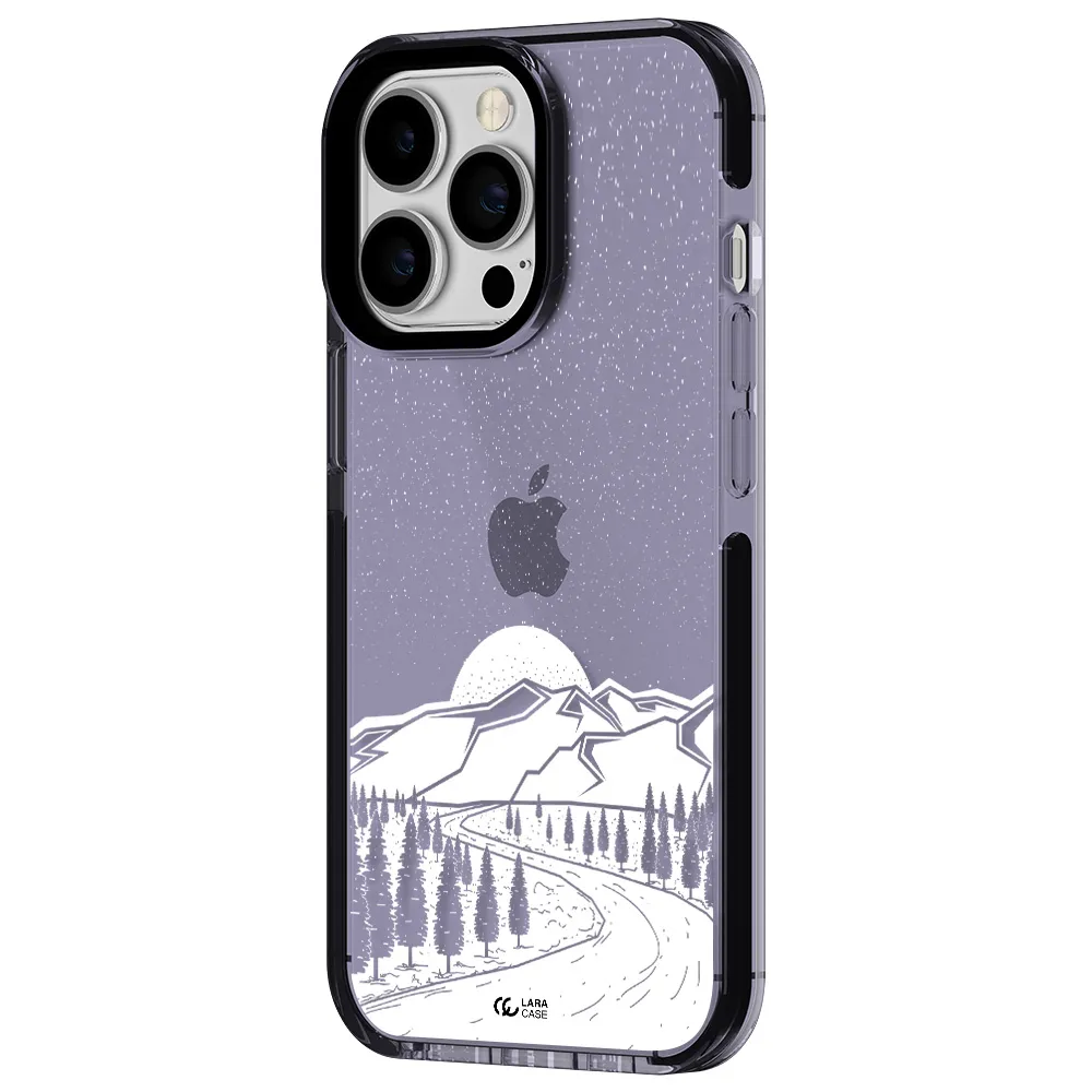 Winter Night Apple iPhone 13 Pro impact Lilac Case
