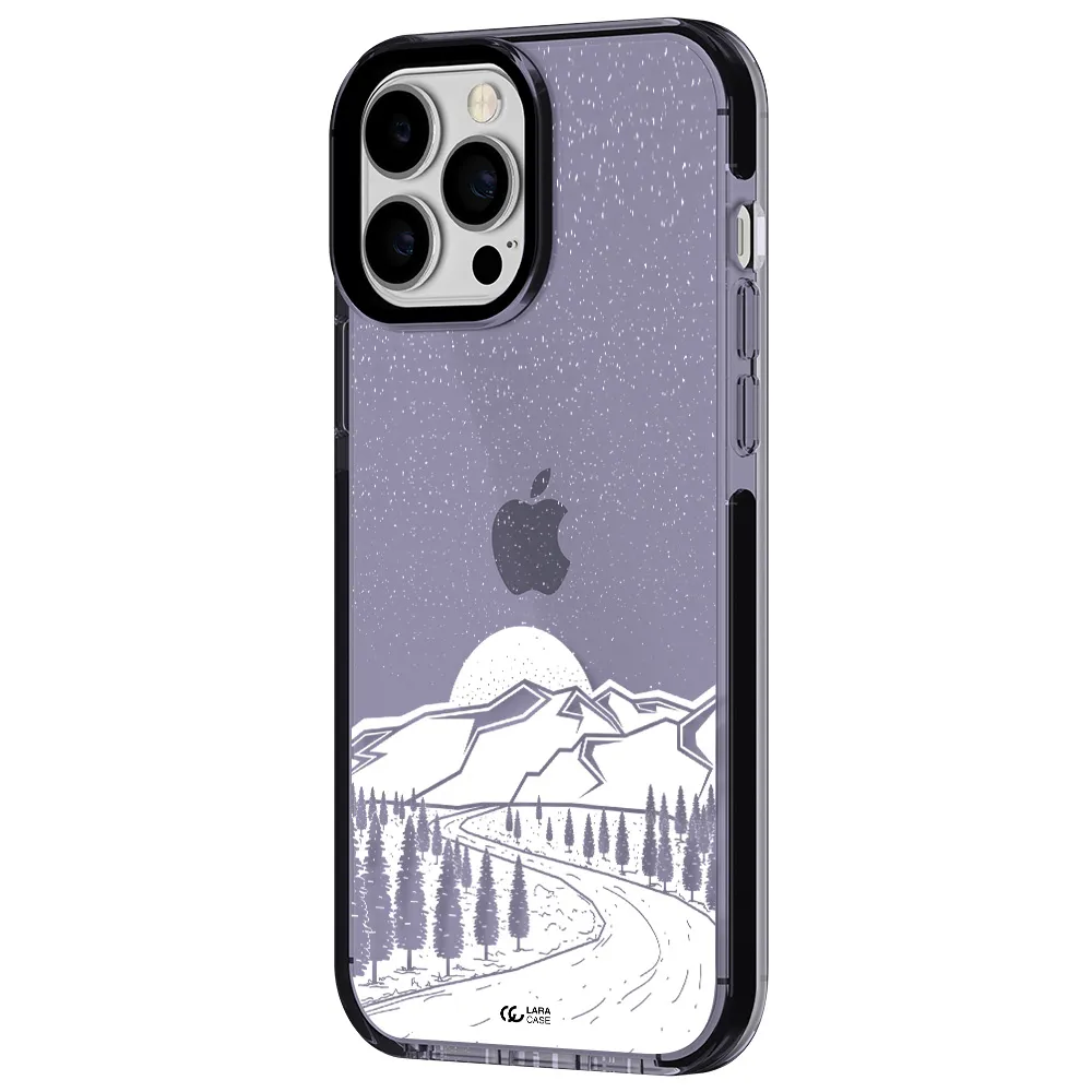 Winter Night Apple iPhone 13 Pro Max impact Lilac Case