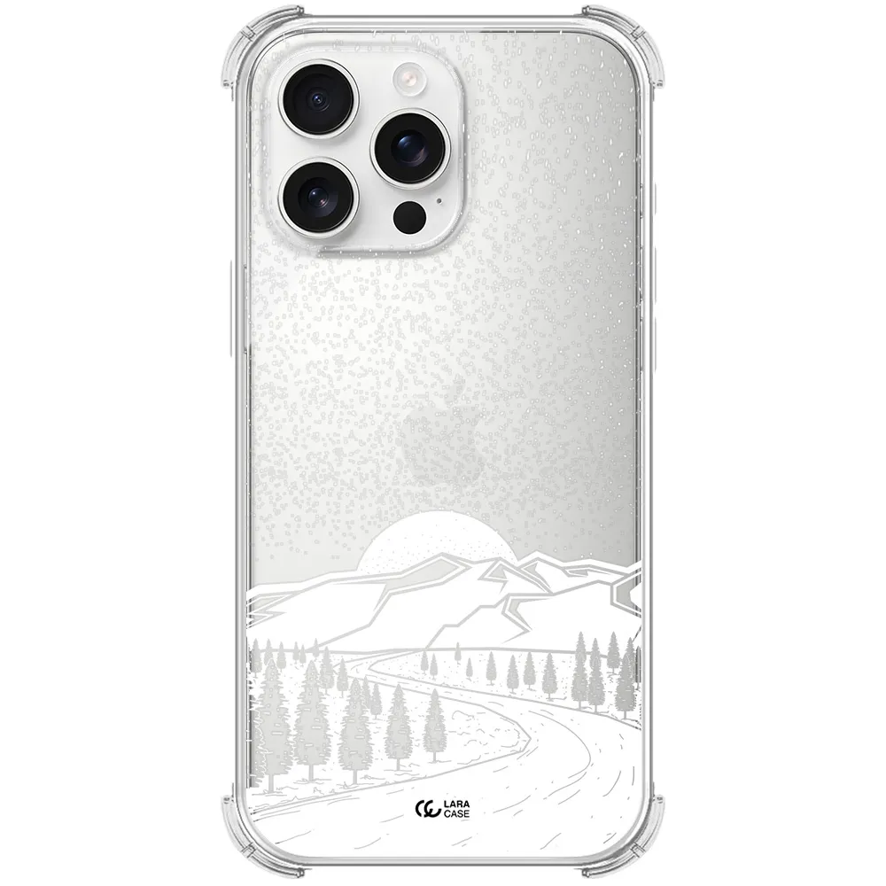 Winter Night Apple Iphone 16 Pro Max Clear Pc Case