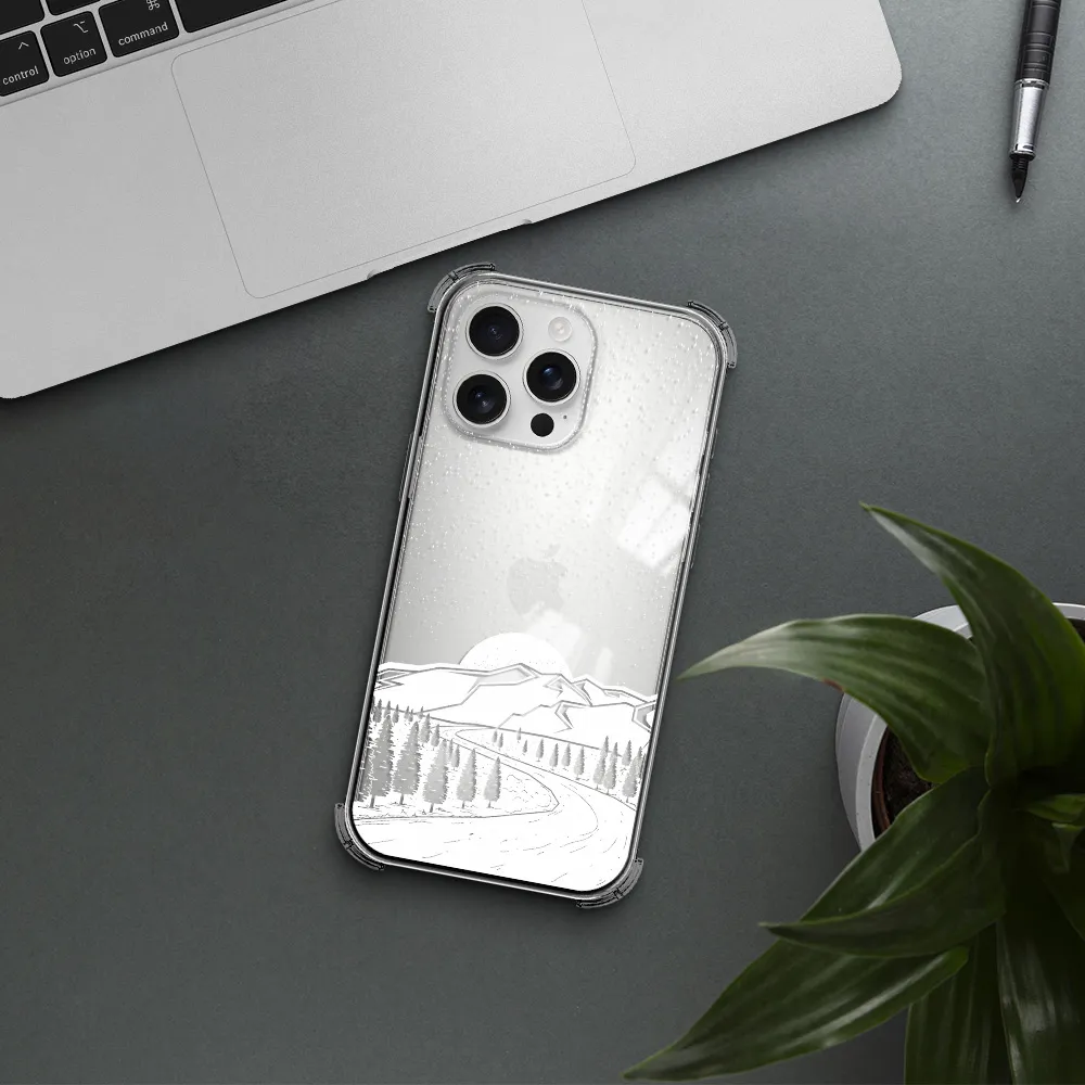 Winter Night Apple Iphone 16 Pro Max Clear Pc Case