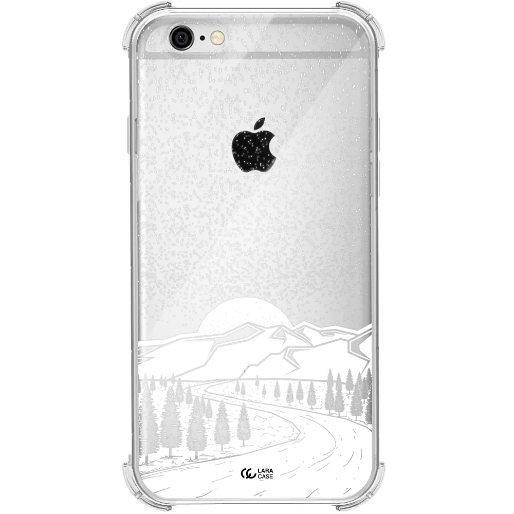 Winter Night Apple iPhone 6 Clear PC Case