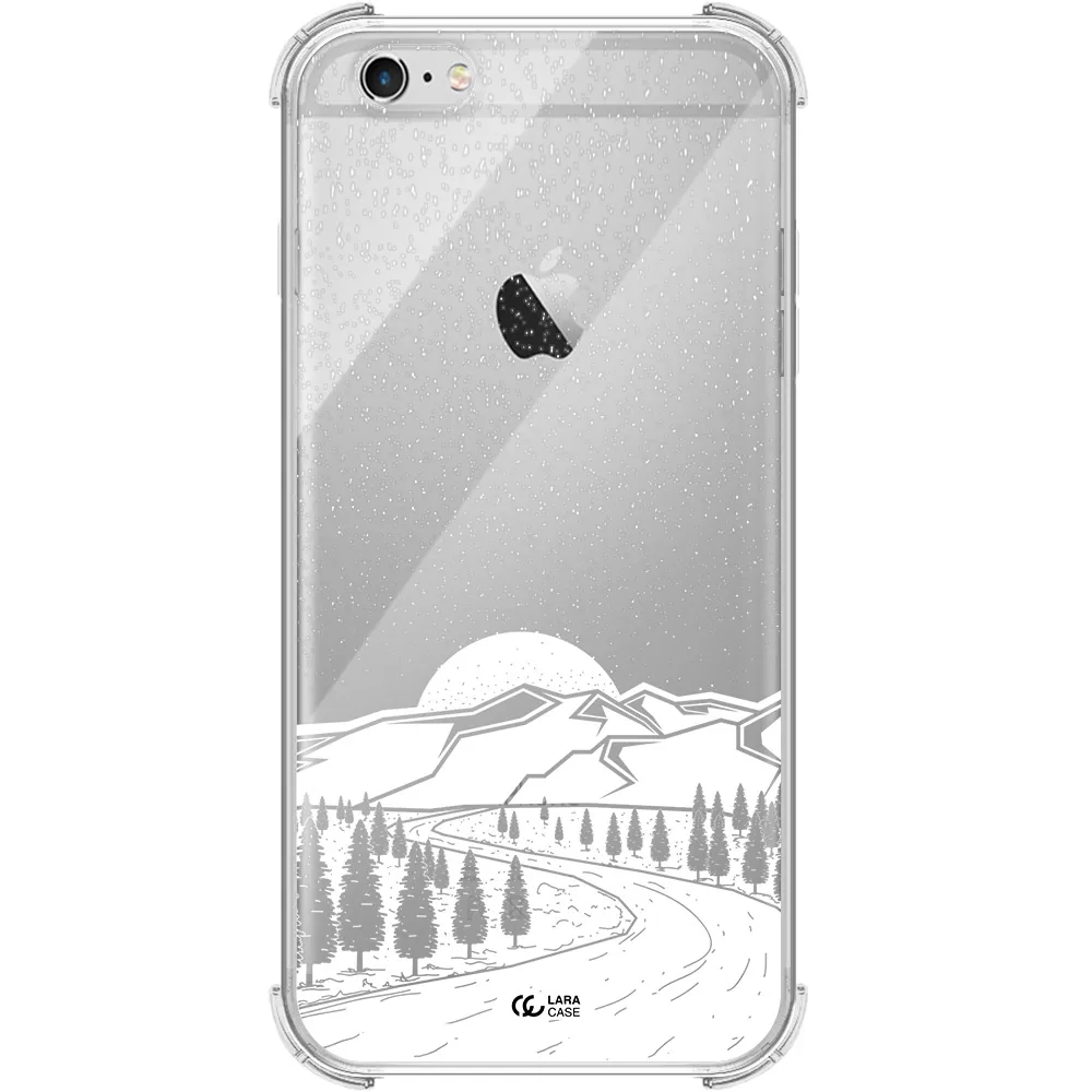 Winter Night Apple iPhone 6 plus Clear PC Case