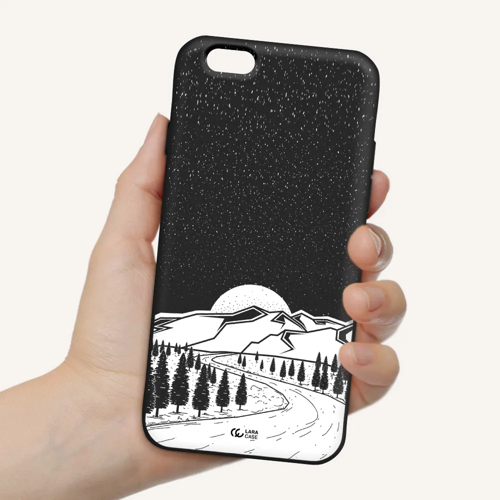 Winter Night Apple iPhone 6 Silicone black Case