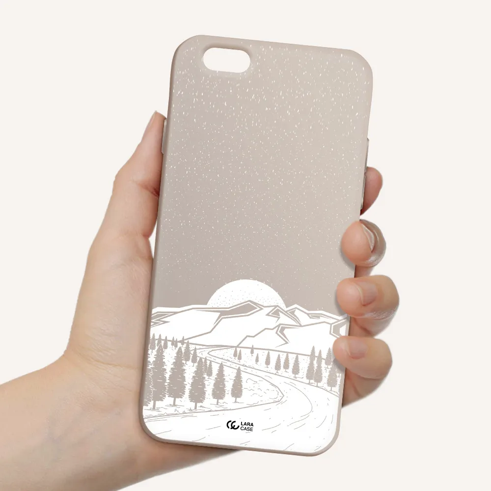 Winter Night Apple iPhone 6 Silicone Stone Case