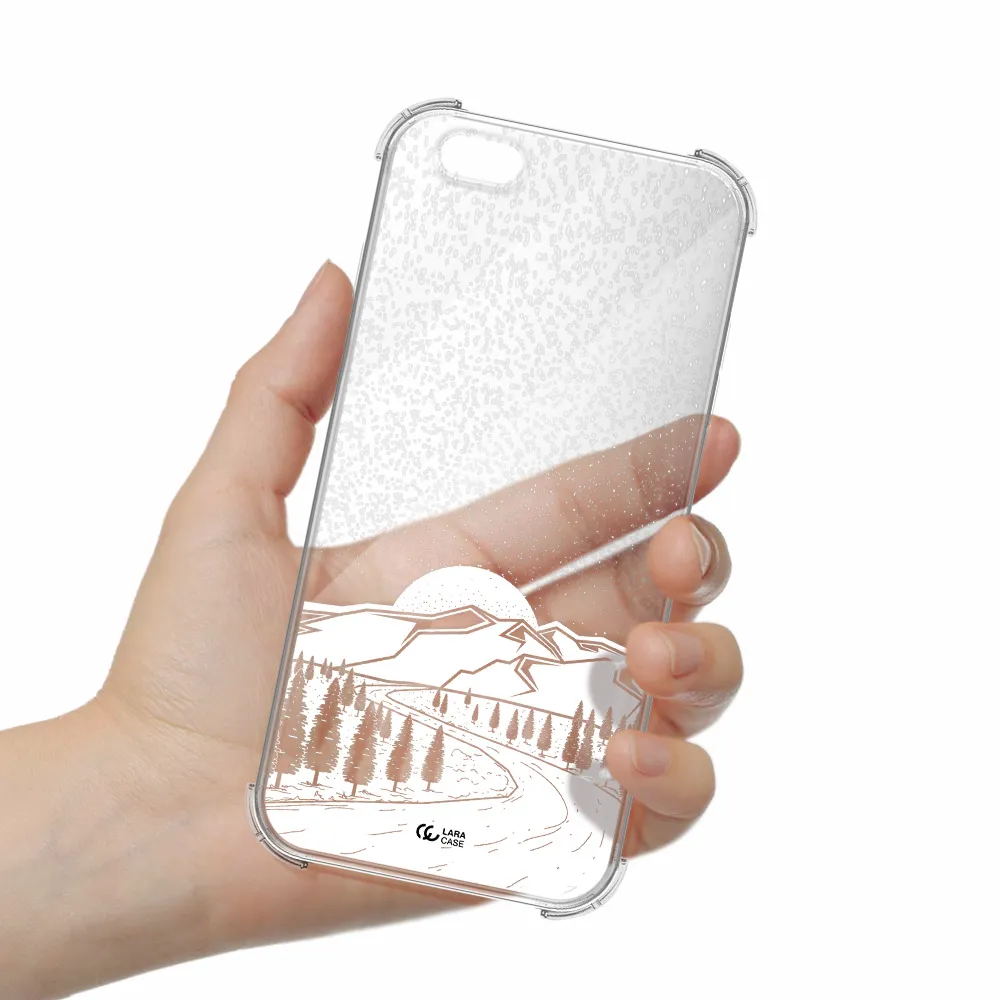 Winter Night Apple iPhone 6S Clear PC Case
