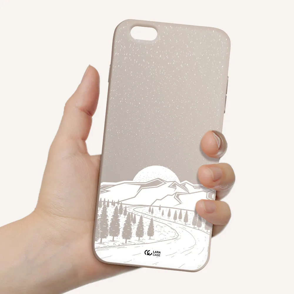 Winter Night Apple iPhone 6S Silicone Stone Case