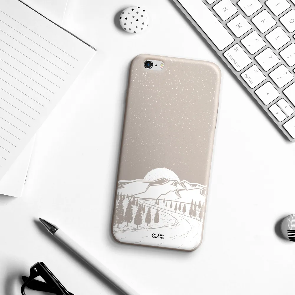 Winter Night Apple iPhone 6S Silicone Stone Case