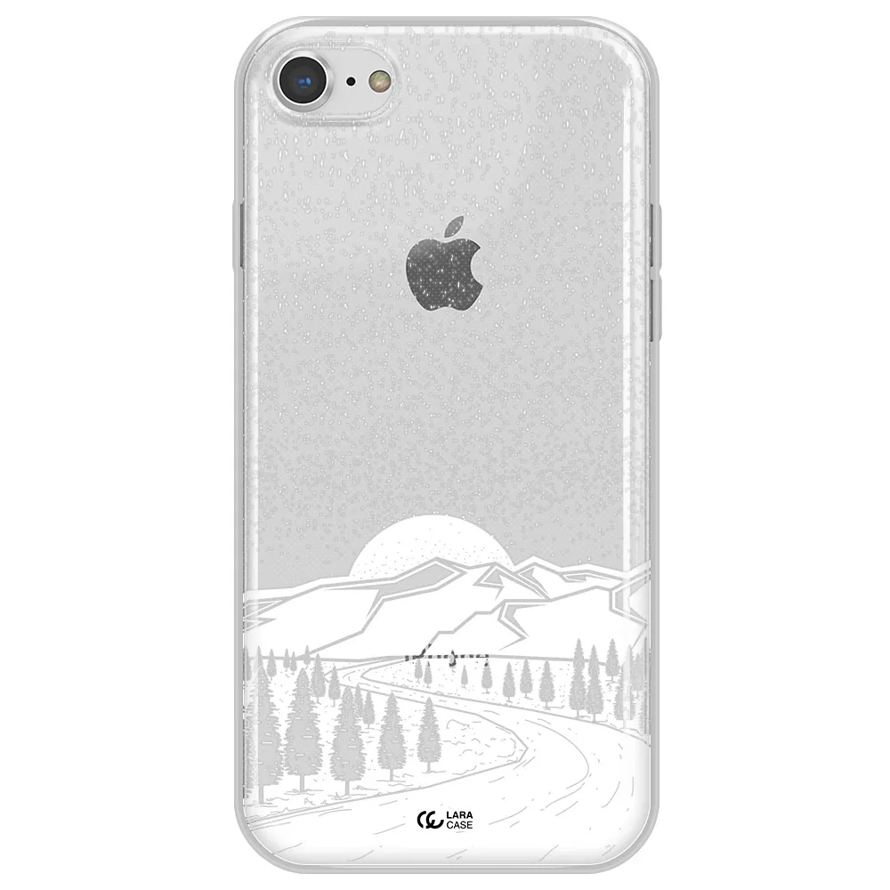 Winter Night Apple iPhone 8 Clear TPU Case