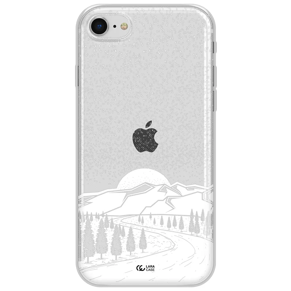 Winter Night Apple Iphone Se 2020 Clear Tpu Case