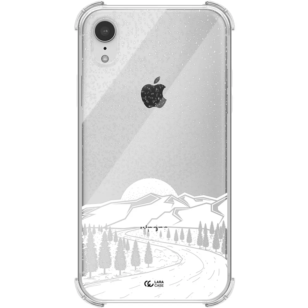 Winter Night Apple iPhone XR Clear PC Case