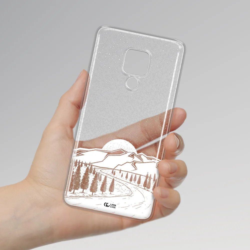 Winter Night Huawei Mate 20X Clear TPU Case