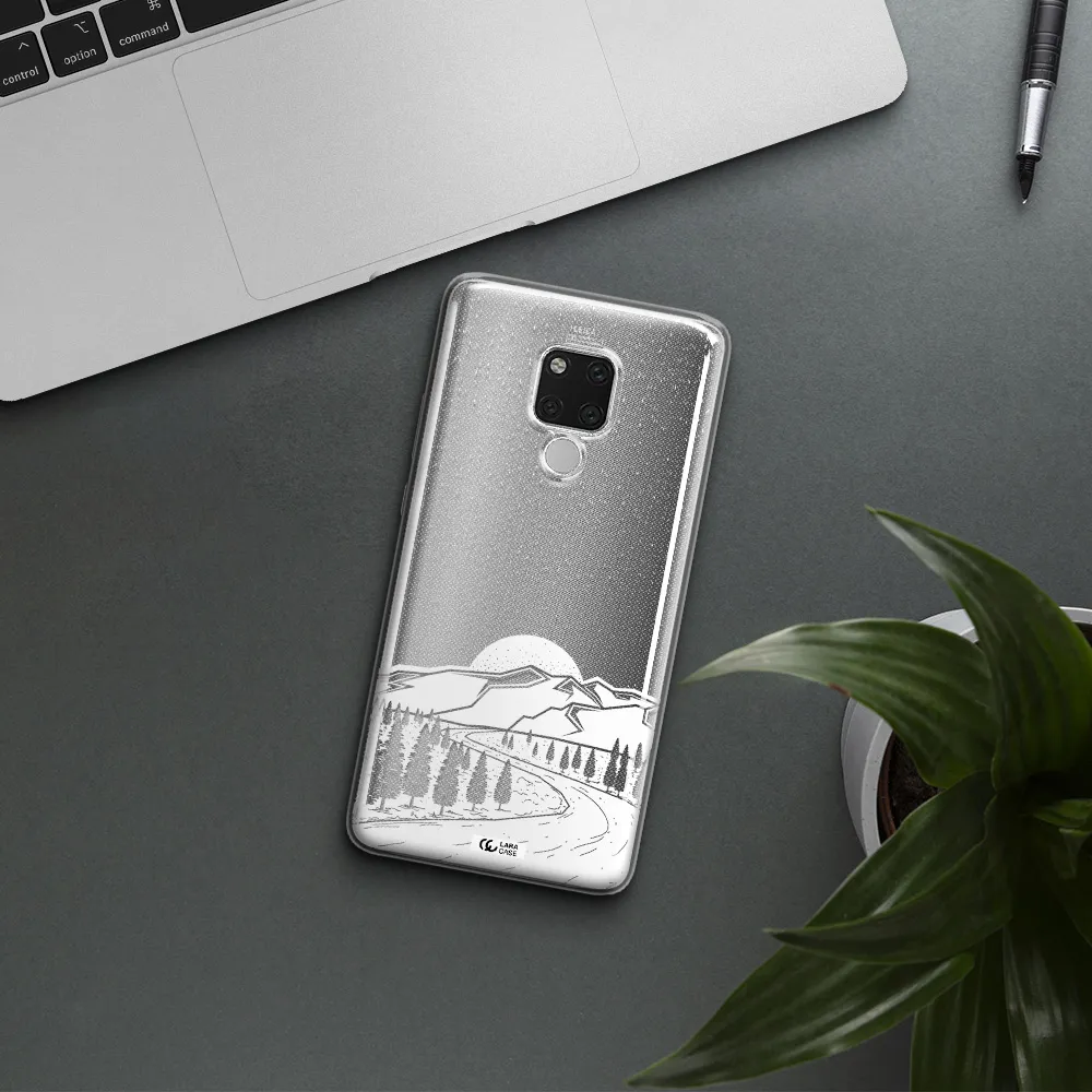 Winter Night Huawei Mate 20X Clear TPU Case