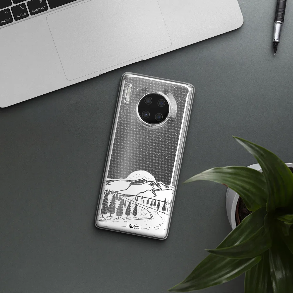 Winter Night Huawei Mate 30 Pro Clear TPU Case