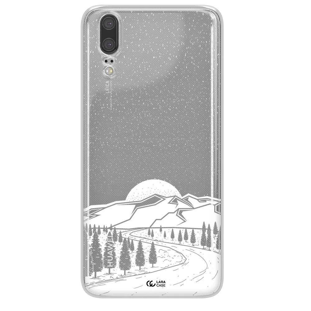 Winter Night Huawei P20 Clear TPU Case