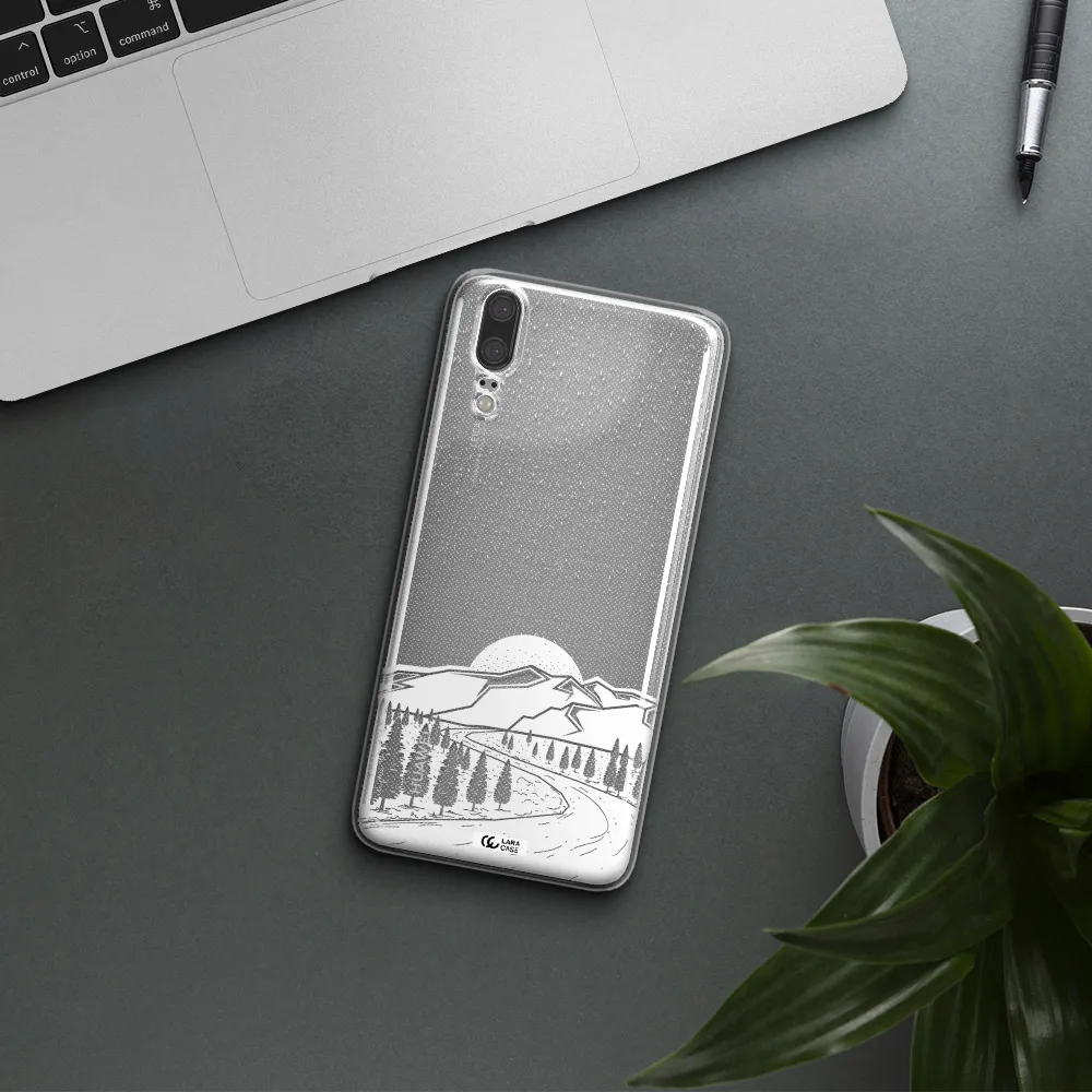 Winter Night Huawei P20 Clear TPU Case