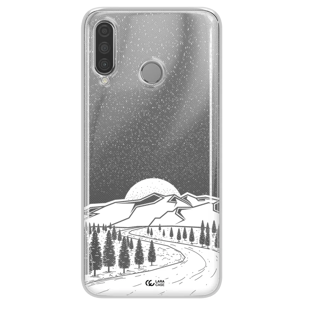 Winter Night Huawei P30 Lite Clear TPU Case
