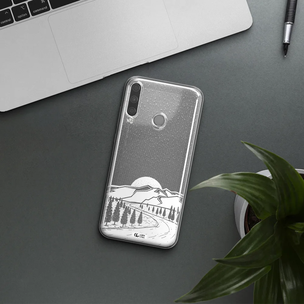 Winter Night Huawei P40 Lite E Clear TPU Case