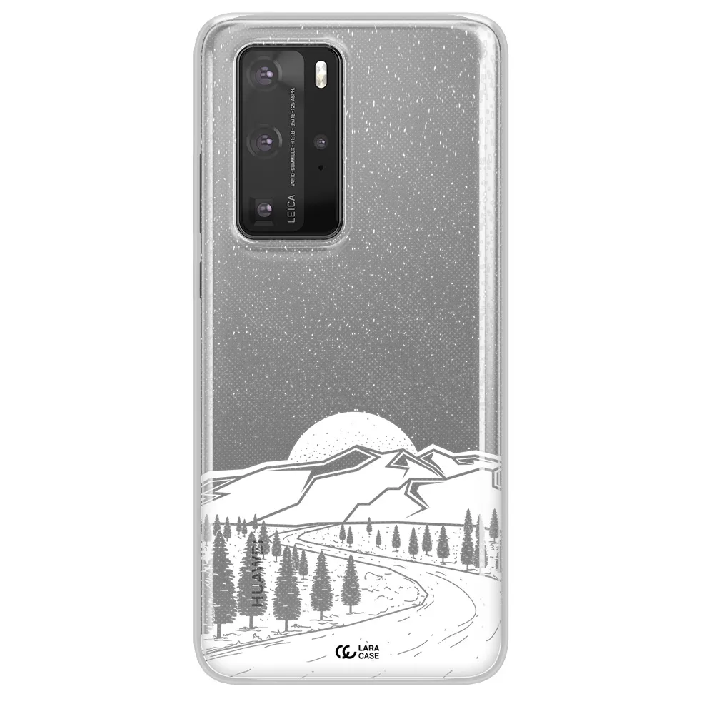 Winter Night Huawei P40 Pro Clear TPU Case