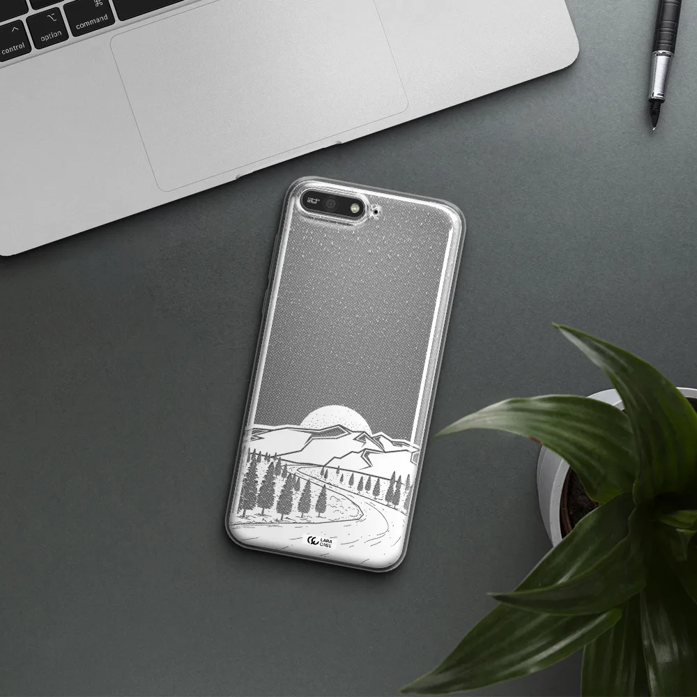 Winter Night Huawei Y6 2018 Clear TPU Case