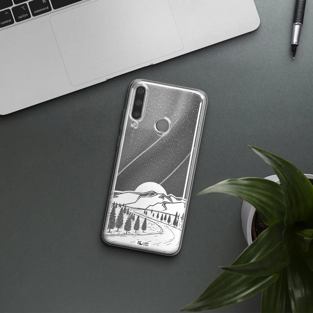 Winter Night Huawei Y6P Clear TPU Case