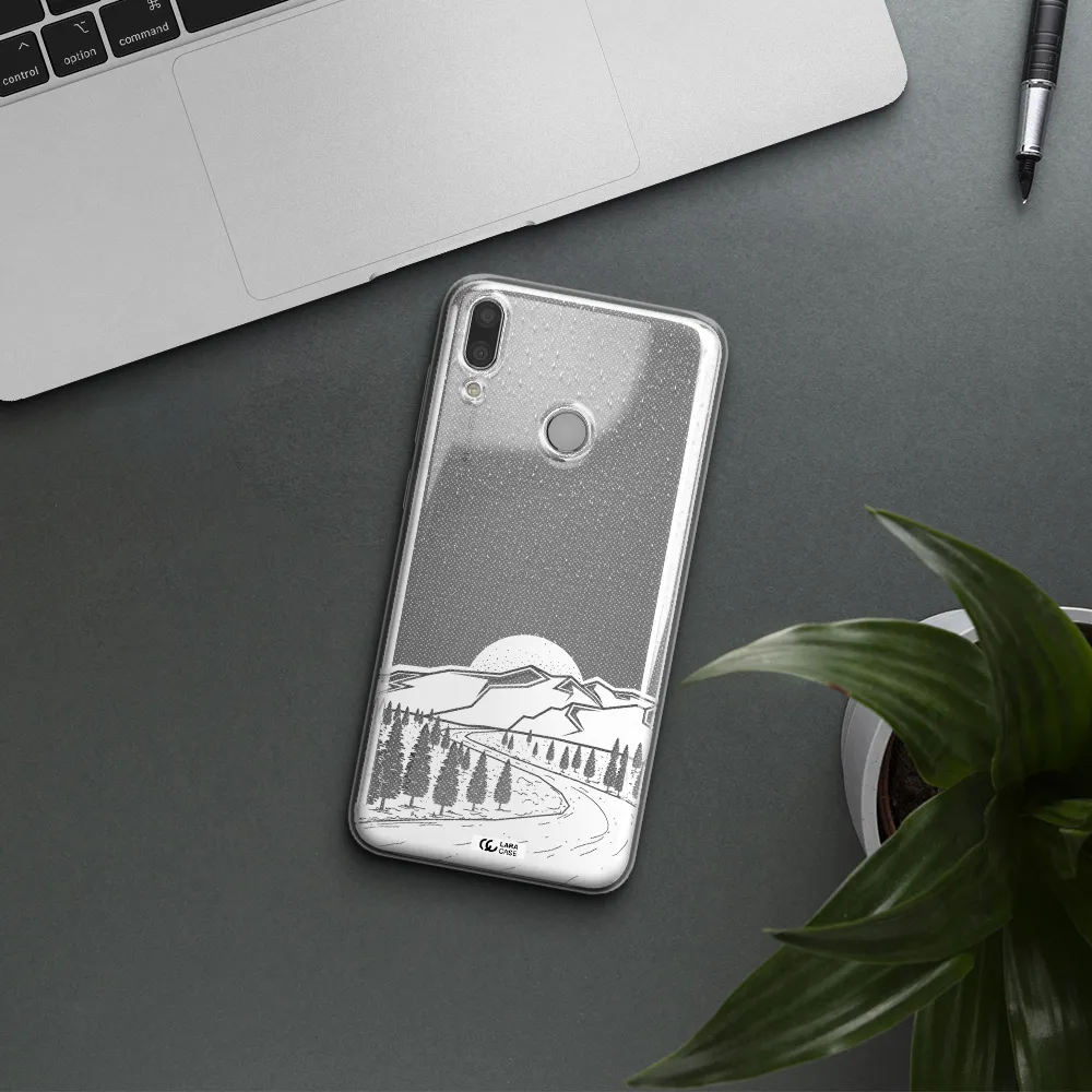 Winter Night Huawei Y7 2019 Clear TPU Case