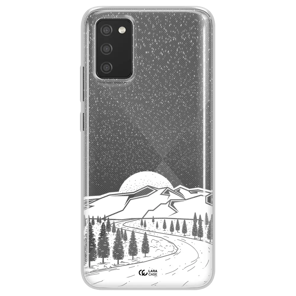 Winter Night Samsung A02S Clear TPU Case