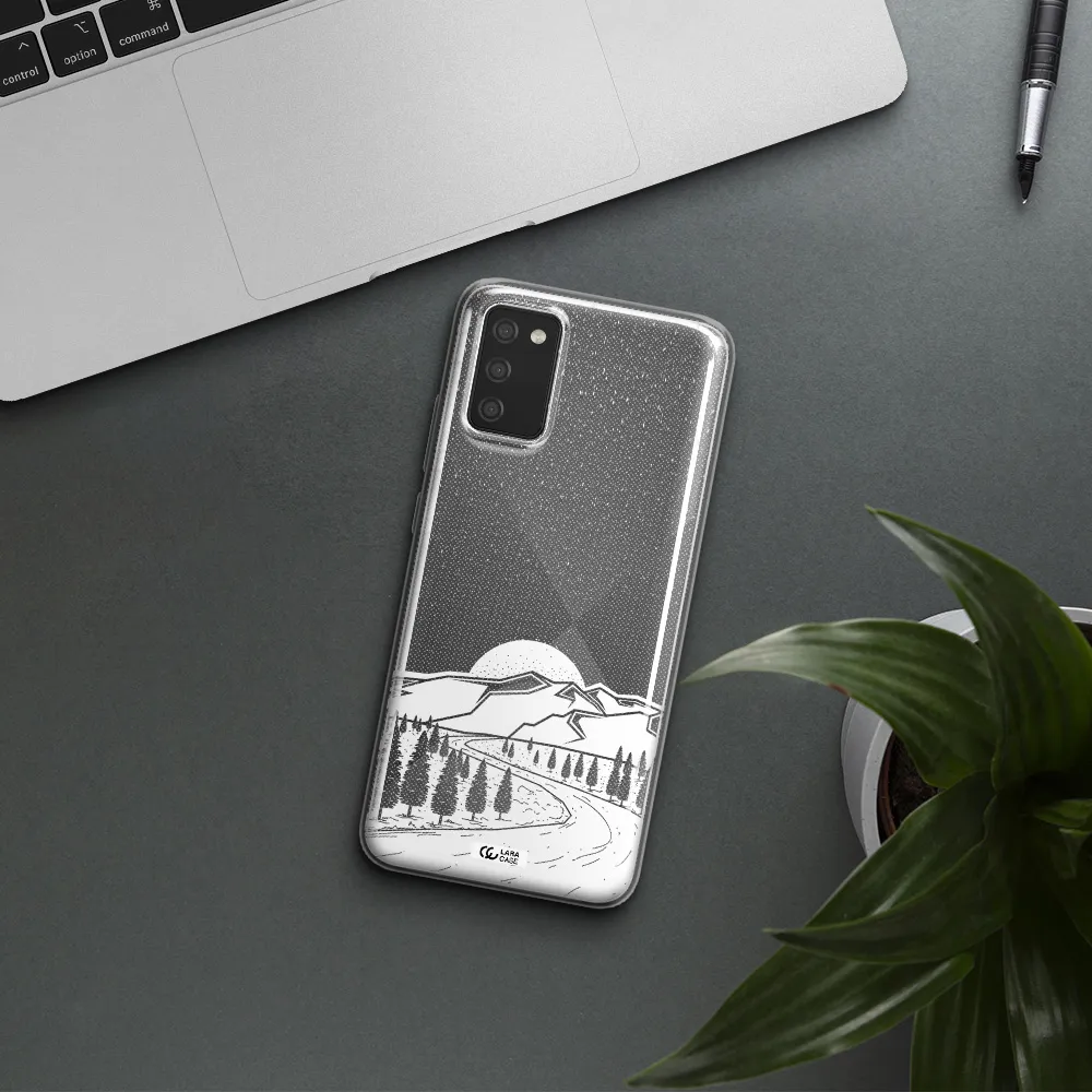Winter Night Samsung A02S Clear TPU Case