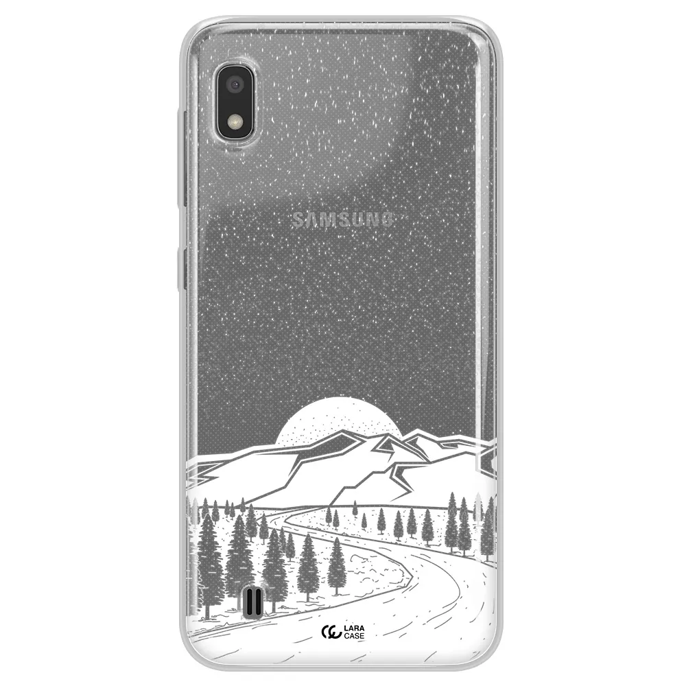 Winter Night Samsung A10 Clear TPU Case