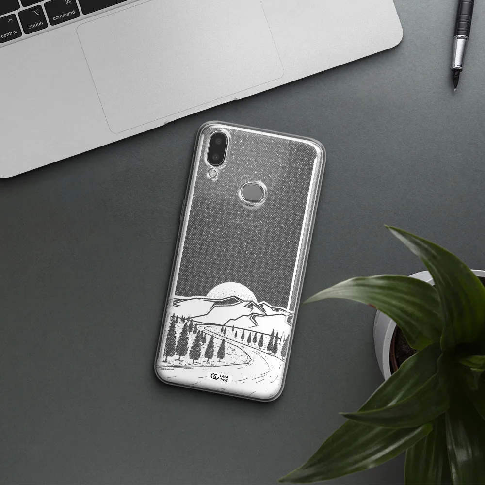 Winter Night Samsung A10S Clear TPU Case